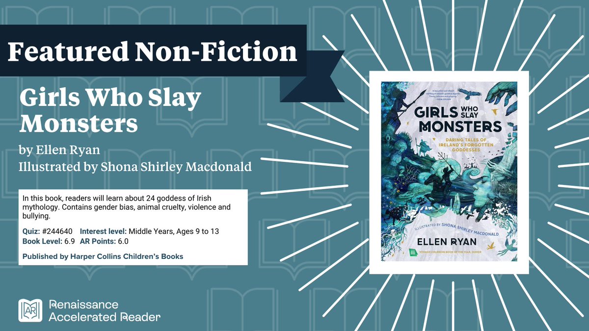It's Friday which means we like to read non-fiction! 🍀 Discover the lost tales of Ireland's mythical goddesses, their incredible powers, bravery, and deep connection with nature in @EllenRyanWrites book all about the forgotten heroines of Irish folklore. @HarperCollins