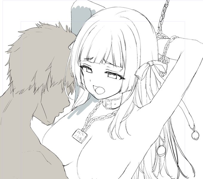 今日はskebの下描きを進める 