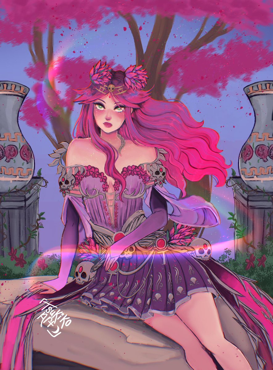 Persephone 
<a href="/SMITEGame/">SMITE 2</a> #Smite #smitefanart #SMITEBirthdayArt