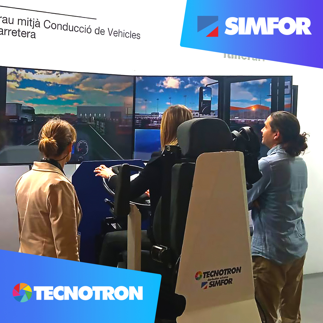 SIMFOR_ES's tweet image. Nuestro simulador de Tecnotron, modelo Simfor C.A.P estuvo en el stand de la Generalitat de Catalunya en el saló  de l'ensenyament.

Nuestro simulador de mercancías y pasajeros fue un gran reclamo y un éxito de asistencia para el stand 

¡Seguimos trabajando!