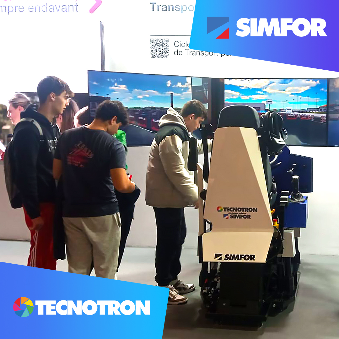 SIMFOR_ES's tweet image. Nuestro simulador de Tecnotron, modelo Simfor C.A.P estuvo en el stand de la Generalitat de Catalunya en el saló  de l'ensenyament.

Nuestro simulador de mercancías y pasajeros fue un gran reclamo y un éxito de asistencia para el stand 

¡Seguimos trabajando!