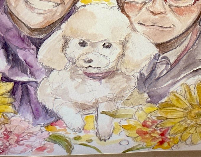 似顔絵頼んでもらった 