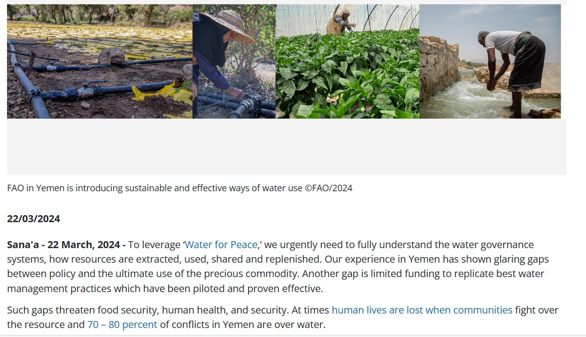 #WorldWaterDay2024 “Fossil groundwater is further depleted by the proliferation of solar powered pumps whose extraction of the resource is not clearly regulated W/out clear policies this trend may continue & will further impact water situation” @hgadain 👉bit.ly/4aqn0Qe