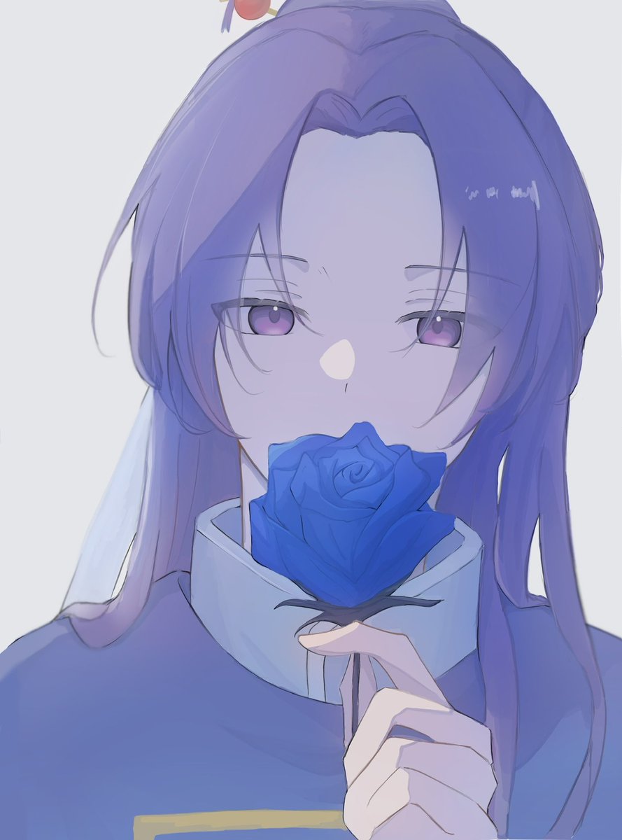 「青い薔薇 #薬屋FA #壬氏様 #イラスト 」|そららのイラスト