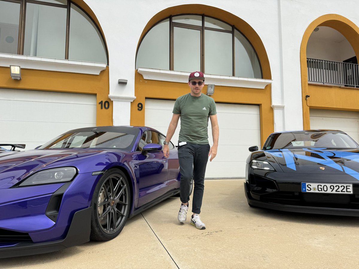 Jordan_Schiefer's tweet image. Lars says hi. Taycan Turbo GT says hi. Video coming April 10. 💨 #speedandpower