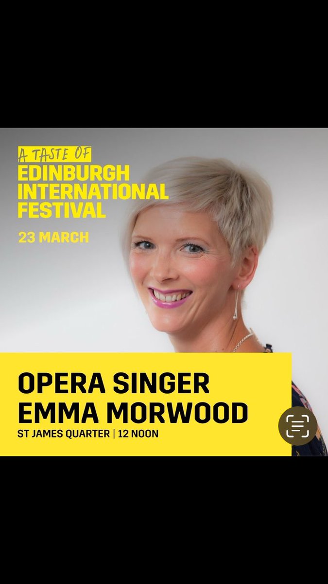 She can’t do it by herself…I’ll be there on keyboard!! We’re helping to launch this year’s prog with a free perf some opera arias tomorrow. ⁦@sopranomorwood⁩ ⁦@edintfest⁩
