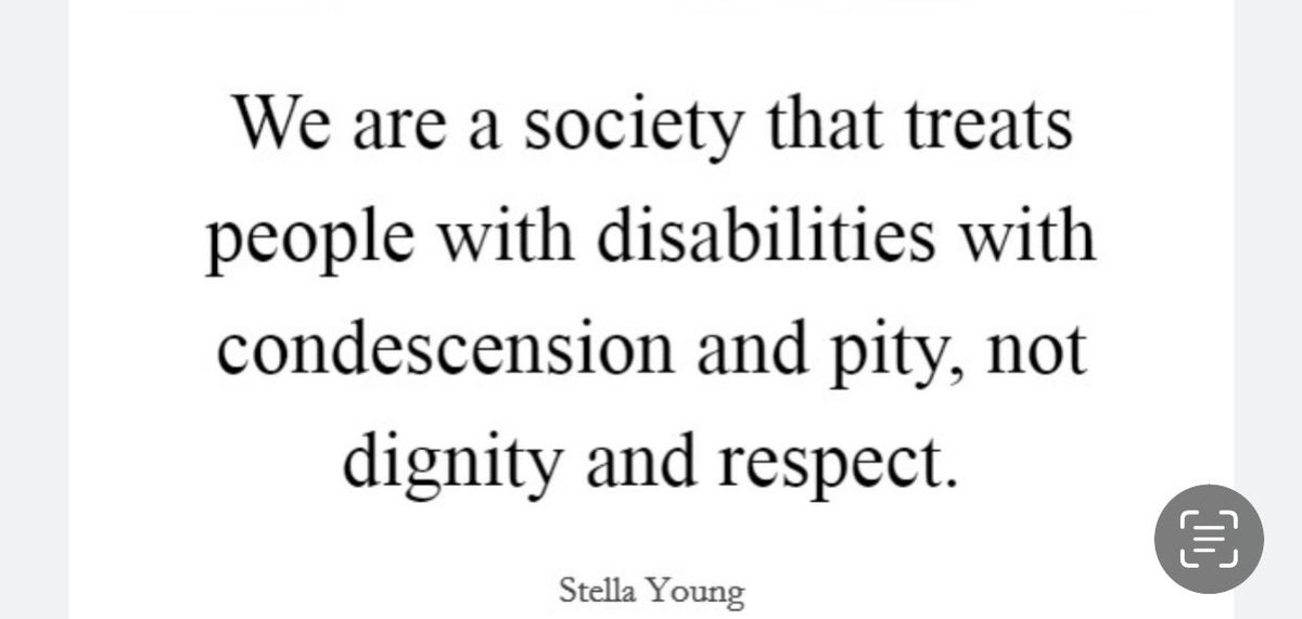 1/4. When a State attempts to place #PersonsWithDisabilities behind closed doors, it is attempting to render us mute, unseen, battling a system designed to keep us down. Every effort should be made to allow independent living within the community, participating, treated as equal