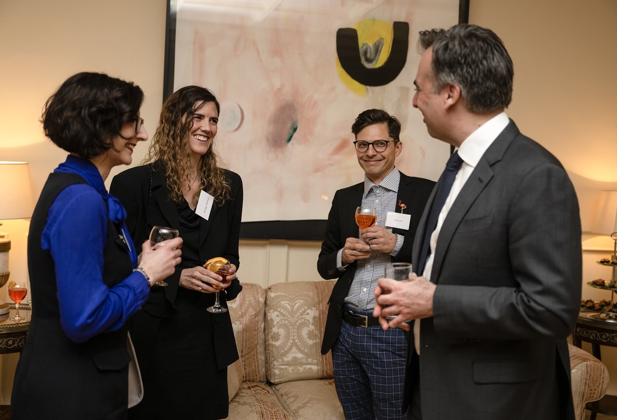 U.S. and Hungarian artists joined us to inaugurate the “Art in Embassies” collection at the Ambassador’s Residence. Bringing together guests from diverse disciplines to share stories and perspectives was a reminder of the arts’ great power to build community.