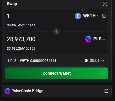#Ethereum If you don't see that PulseChain Bridge link at the bottom, you are probably using an old link. Here's the new link pulsex.mypinata.cloud/ipfs/bafybeies… (Or download it and run it locally.)

Upgraded software always gets a new link. This is 1.0.6