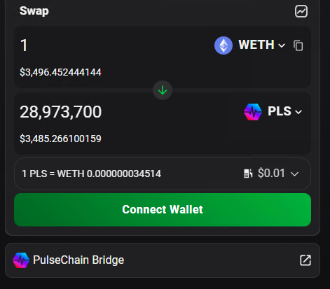 #Ethereum If you don't see that PulseChain Bridge link at the bottom, you are probably using an old link. Here's the new link pulsex.mypinata.cloud/ipfs/bafybeies… (Or download it and run it locally.) Upgraded software always gets a new link. This is 1.0.6