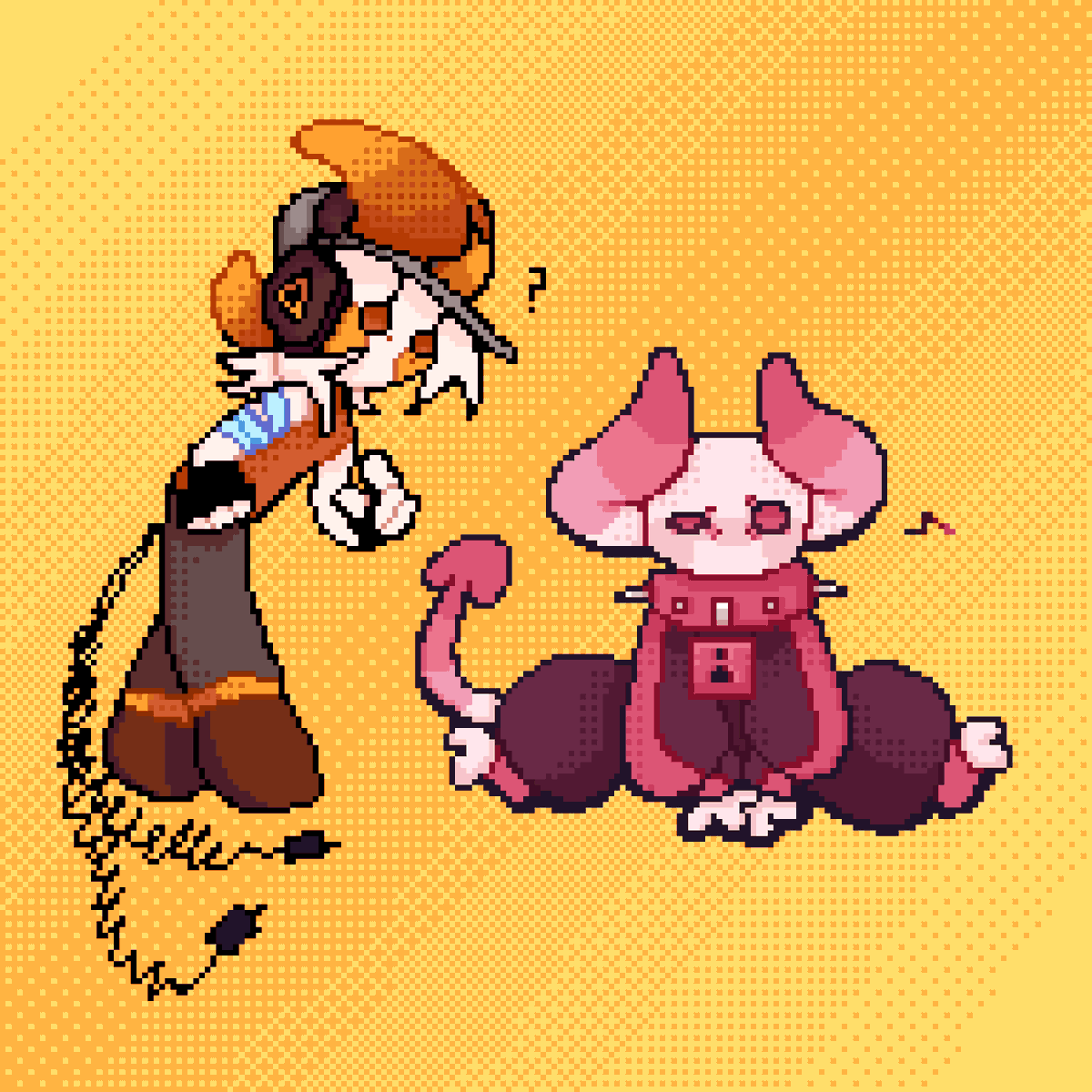 TheBeastOfHorns's tweet photo. @SHINJJIRU 's oc on the right
FRIENDS LOOK AT THESE FUNNY LITTLE GUYS!!!
#phighting #phightsona #phightingoc #dotpict https://t.co/yDQ6sBYjhf