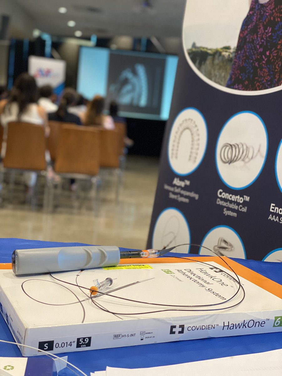 AVTCourse's tweet photo. This @Medtronic HawkOne Atherectomy system supports a no-stent strategy in treating #PAD and #CLTI. Thanks also for supporting @AVTCourse as a platinum sponsor this year! #VascularSurgery #SurgicalTraining https://t.co/vArlM0xJ7b