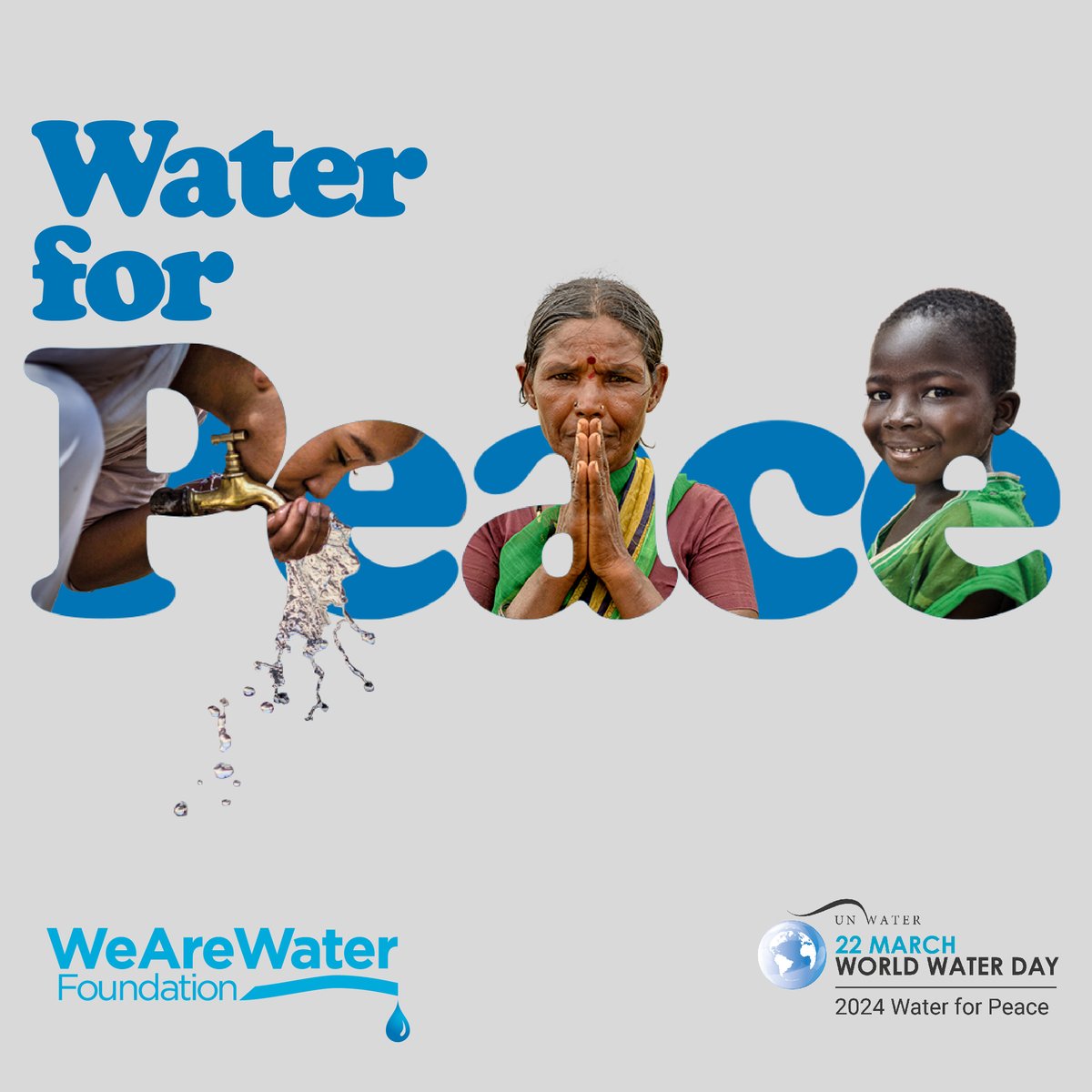 More than 3 billion people worldwide depend on water that crosses national borders. On #WorldWaterDay, we all need to unite around water and use it for #peace, laying the foundation for a more stable and prosperous future. #Water is the foundation of everything💧💙