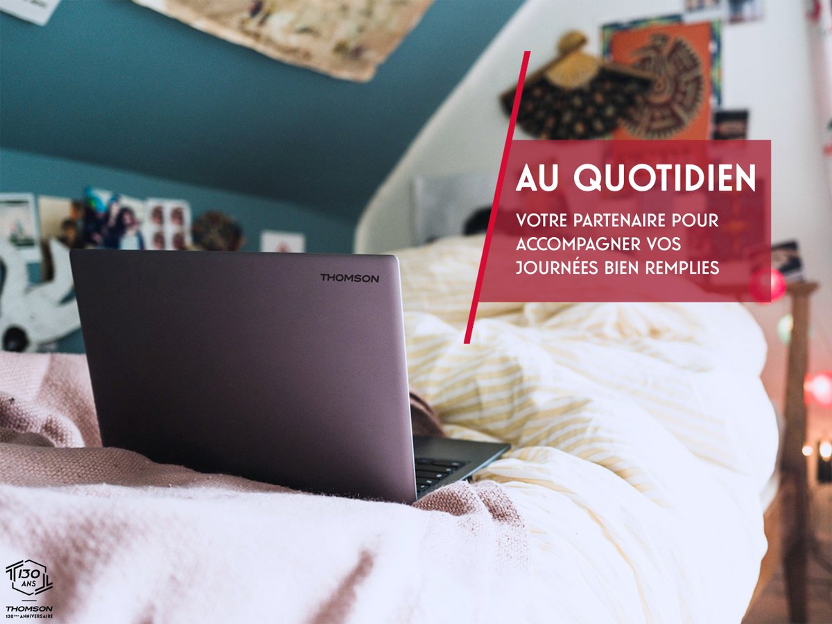 Que ce soit pour surfer sur internet, vous divertir en regardant des vidéos, vous informer, consulter vos réseaux sociaux ou pour travailler, les notebooks #Thomson seront toujours à vos côtés ! 😉 ▶️ mythomson.com/fr_fr/ordinate… #ThomsonOrdinateurs #ThomsonNEO #Notebook