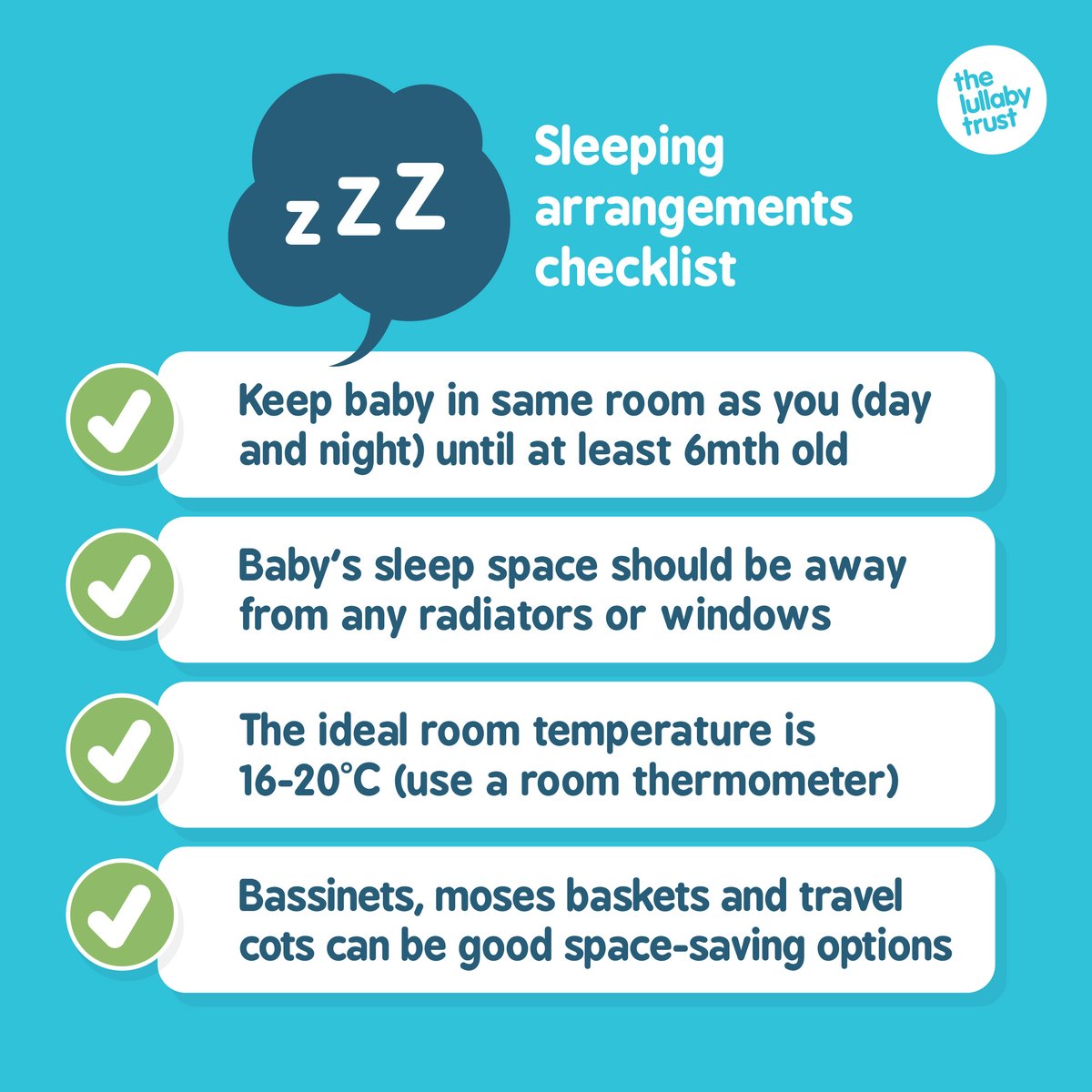 Sleeping arrangements checklist 😴 Whether you’re setting up a room in preparation for your baby arriving, or you’re going on holiday and need to work out where everyone will sleep while you’re away, this is the checklist for you!