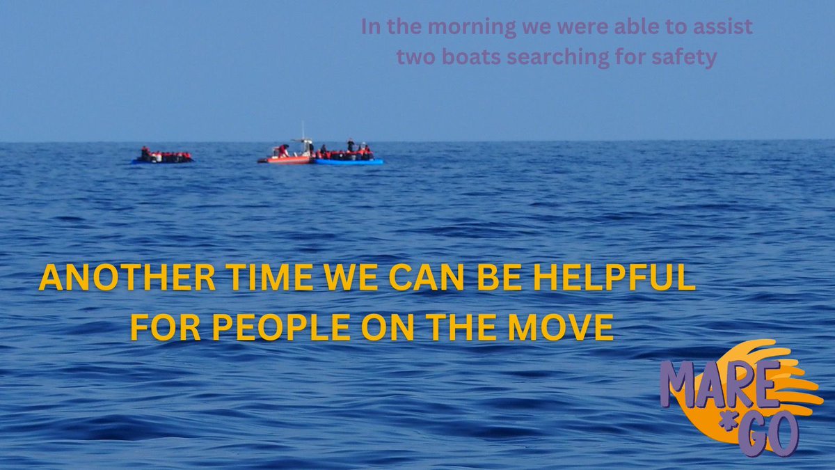 Today we could help other people find a safe passage after being in distress at sea. We want people to be able to freely move with no danger and no violence! 
#leavenoonebehind #safepassage #United4Rescue #zusammenland