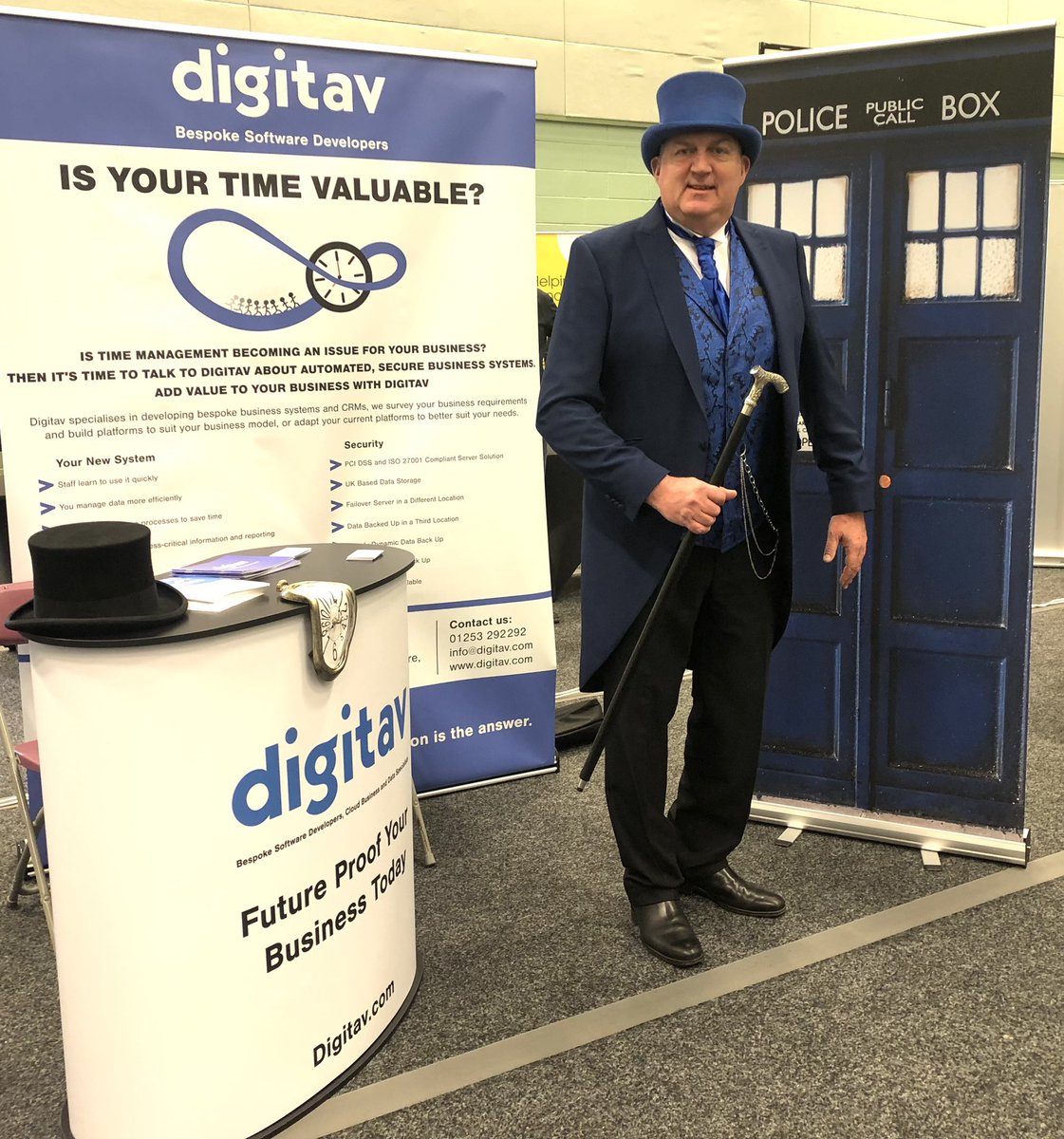 Digitav are here at Sir Tom Finney Sports Centre for #LBE2024 
Come along and see how we can save You and your Business precious Time 🕰️ with Digitav Bespoke Software #digitav #SoftwareDevelopment <a href="/shoutnetwork/">Shout Network</a>
