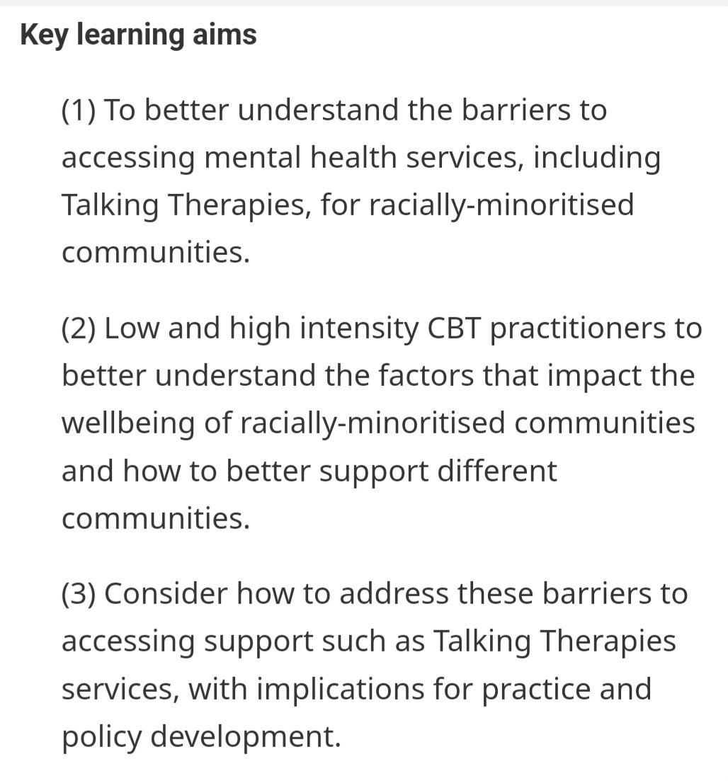 📢 What are the barriers to mental health support for racially-minoritised people within the UK? A systematic review and thematic synthesis Looking forward to reading this new paper led by @Shah_257 in @theCBTJournal 👇🏽 cambridge.org/core/journals/…