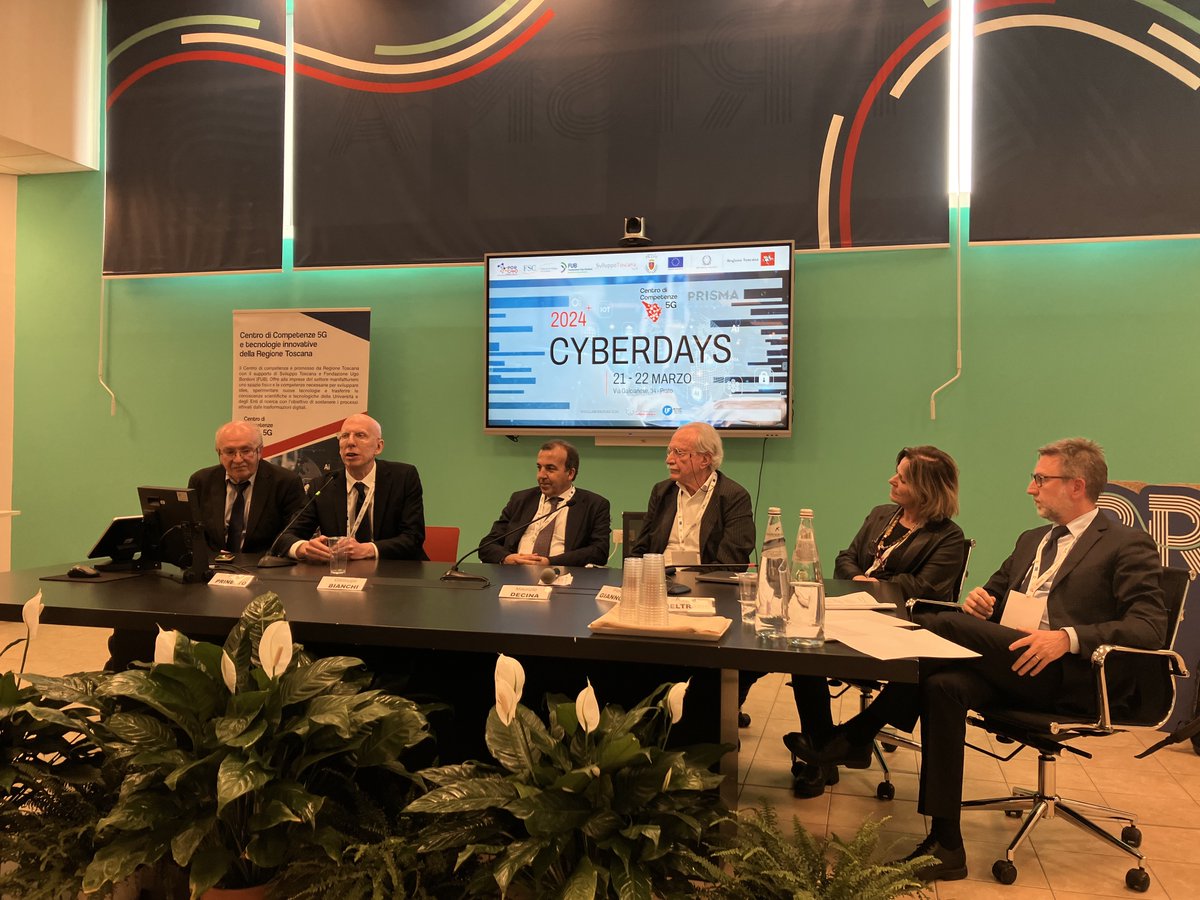 FondazioneUgoBordoni (@fondbordoni) on Twitter photo #Cyberdays #Cybersecurity e prossima singolarità Intelligenze connesse e automatizzate un parterre di alto livello per un dibattito approfondito e di grande interesse: Giuseppe Bianchi, Maurizio Dècina, Fosca Giannotti, Paolo Prinetto e Alessandro Armando, con <a href="/beltra72/">Alessio Beltrame</a> #Cyberdays #Cybersecurity e prossima singolarità Intelligenze connesse e automatizzate un parterre di alto livello per un dibattito approfondito e di grande interesse: Giuseppe Bianchi, Maurizio Dècina, Fosca Giannotti, Paolo Prinetto e Alessandro Armando, con <a href="/beltra72/">Alessio Beltrame</a>