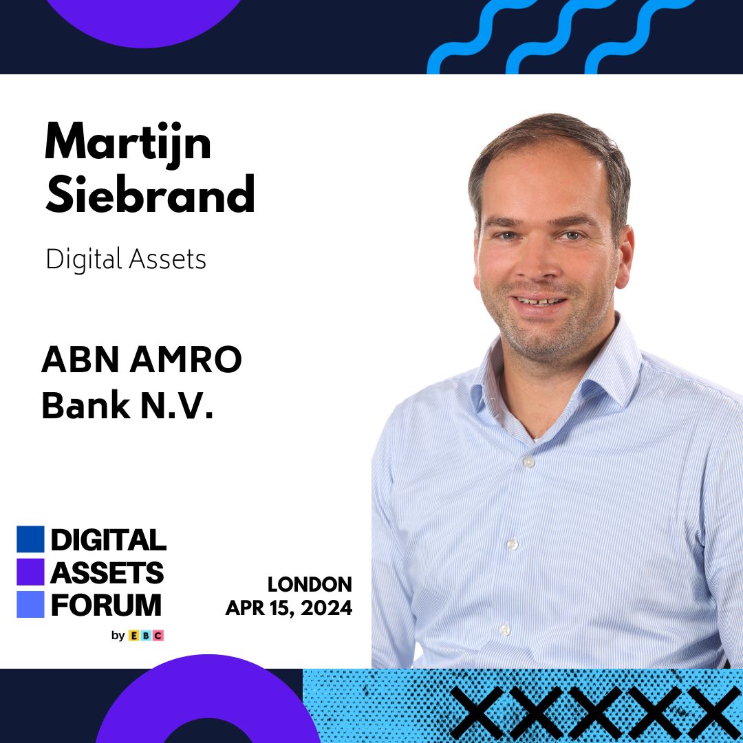 We're delighted to announce Martijn Siejbrand from ABN AMRO Bank N.V. as a key speaker at DAF by @EBlockchainCon 

His expertise includes #InstitutionalInvestment, #DigitalAssets, #EnterpriseBlockchain, #BlockchainAsAService and #Tokenization  

See you on April 15th in London!