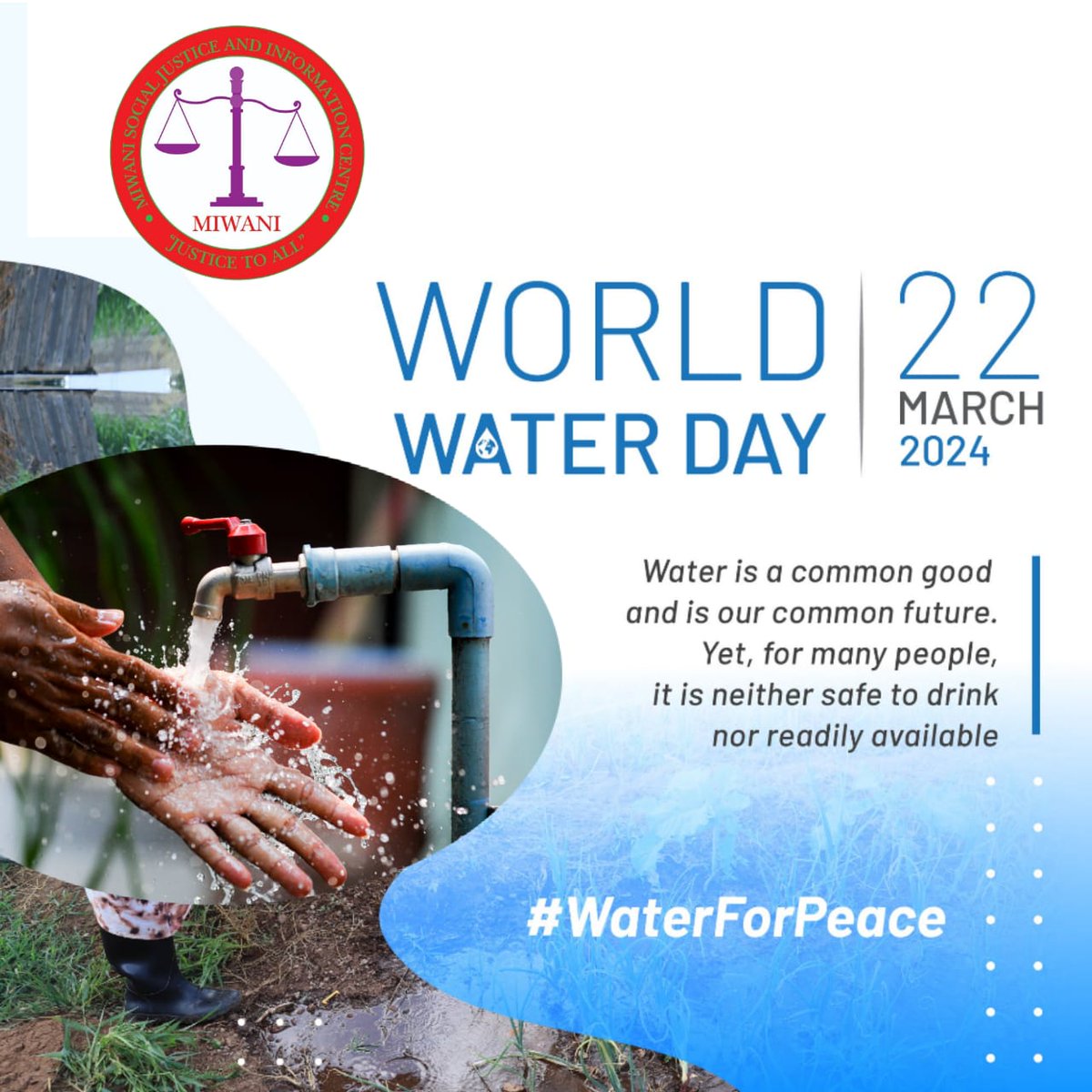 VeronicaAc15482's tweet photo. This years theme focuses on water as a tool for peace, cooperation and balance
#WorldWaterDay2024 
@Article43Rights https://t.co/vmkWeZdmwy