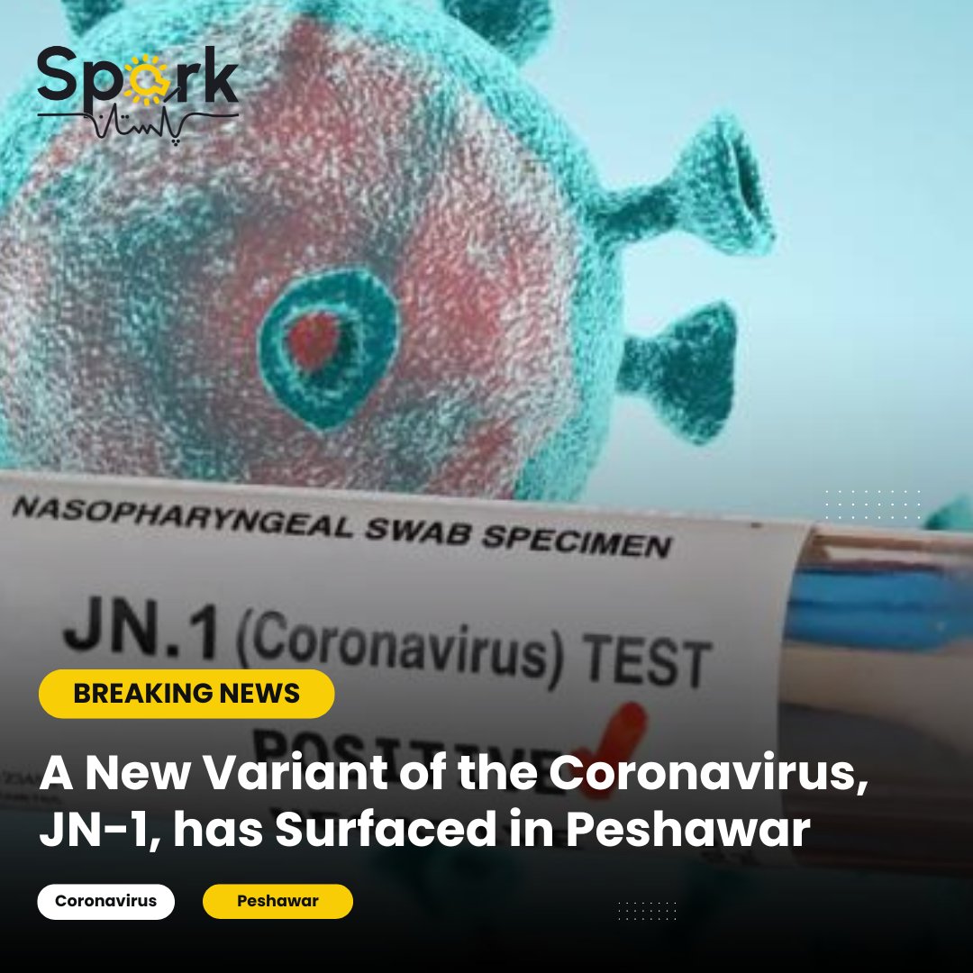 A new variant of the coronavirus, JN-1 has emerged in Peshawar.

#SparkPakistan #Coronavirus #NewVarient #JN1 #Detected #Emerged #Peshawar
