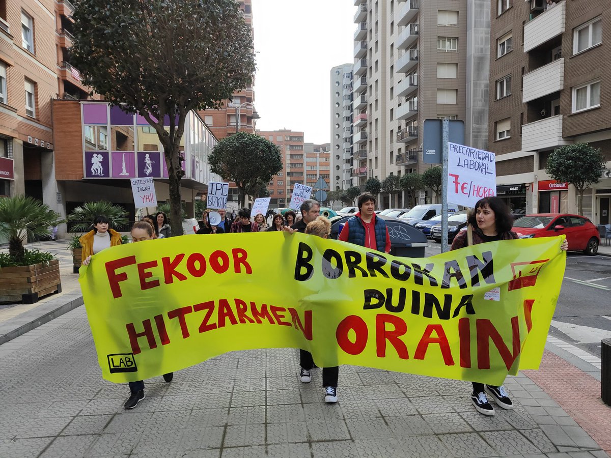 💥FEKOORren mobilizazioa hasi dugu. Langileok borrokan, hitzarmena orain.

💥Las trabajadoras de FEKOOR en lucha por el convenio. 

📢Hemen lan, hemen erabaki!!