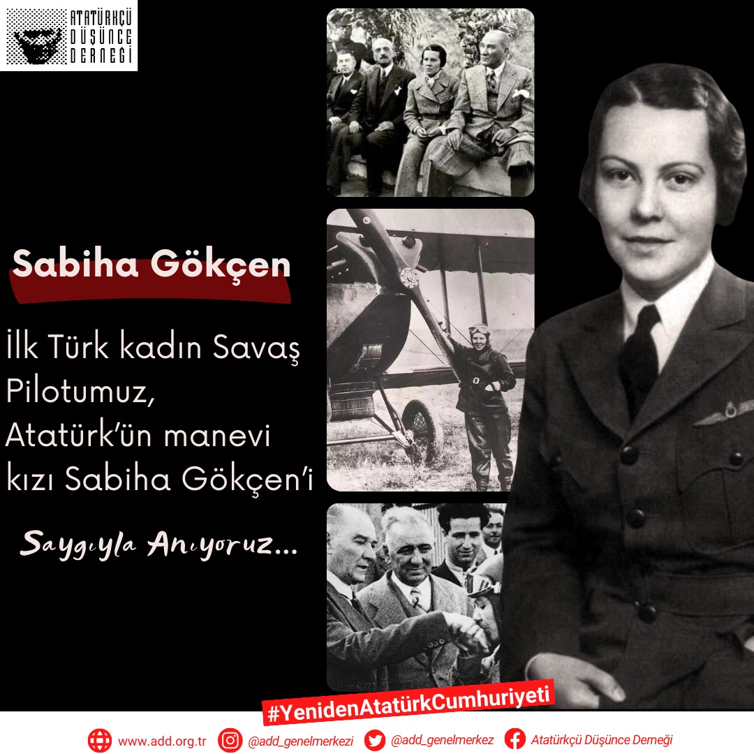 Saygıyla anıyoruz... #SabihaGökçen