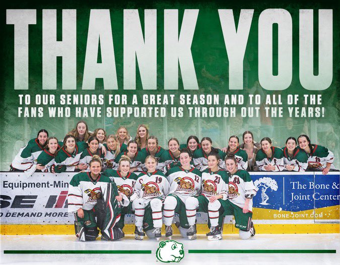 Thank you to our Seniors who will be graduating in the spring, to our returning players, coaching staff, the Athletic Department and University, our friends &amp; families, and the Minot community for supporting us all season long!

Till next year, #BuildTheDam