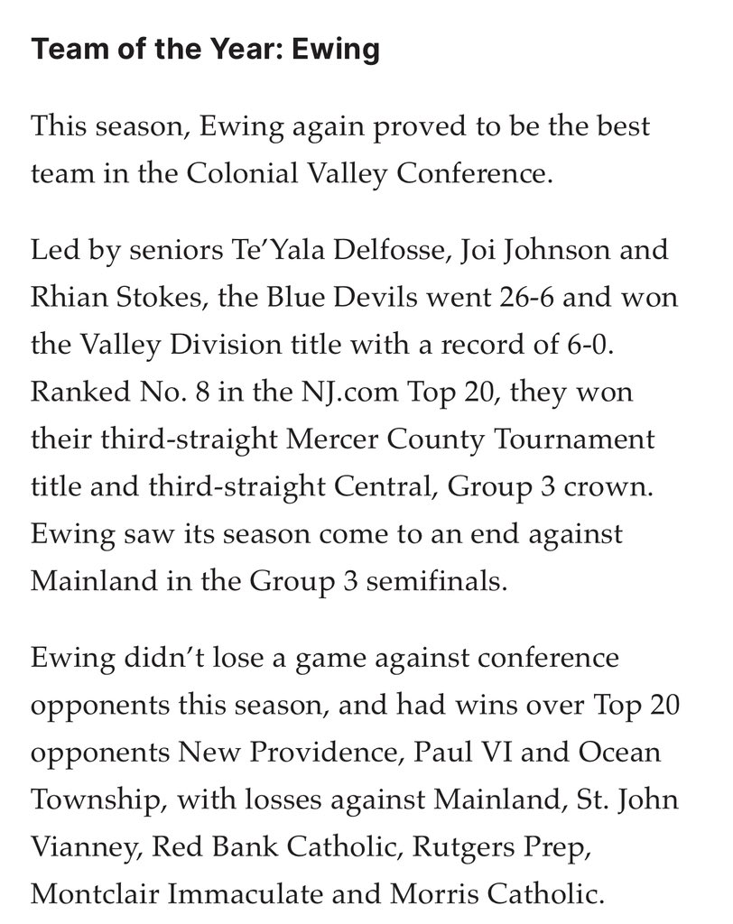 Ewing High School Girls' Basketball tweet media