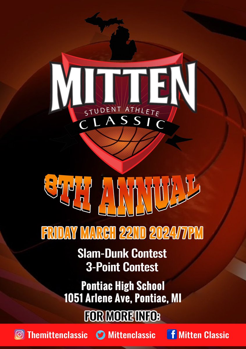 MittenClassic's tweet photo. Tonight!!! 7pm Pontiac High School https://t.co/1dt7CMqEKv