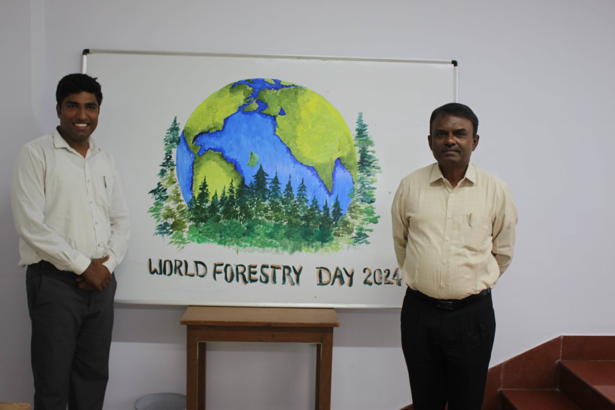 casfoscbe's tweet photo. CASFOS Coimbatore observed International Day of Forests on 21st March 2024 in a befitting manner. Two teams of OTs conducted awareness programme in College of Horticulture & Department of Environmental Science, TNAU, Coimbatore.
#sfs #casfos #Worldforestryday #conservation https://t.co/FocN2tx7Lm
