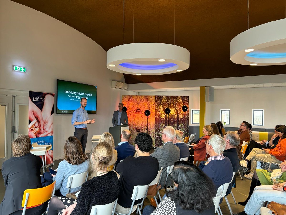 Yesterday's NL Energy Compact Café, hosted by @snvworld, featured engaging presentations and an insightful panel discussion on stimulating investments in local businesses.  

Thank you to all attendees for your valuable contributions! 

#RenewableEnergy #InvestmentOpportunities