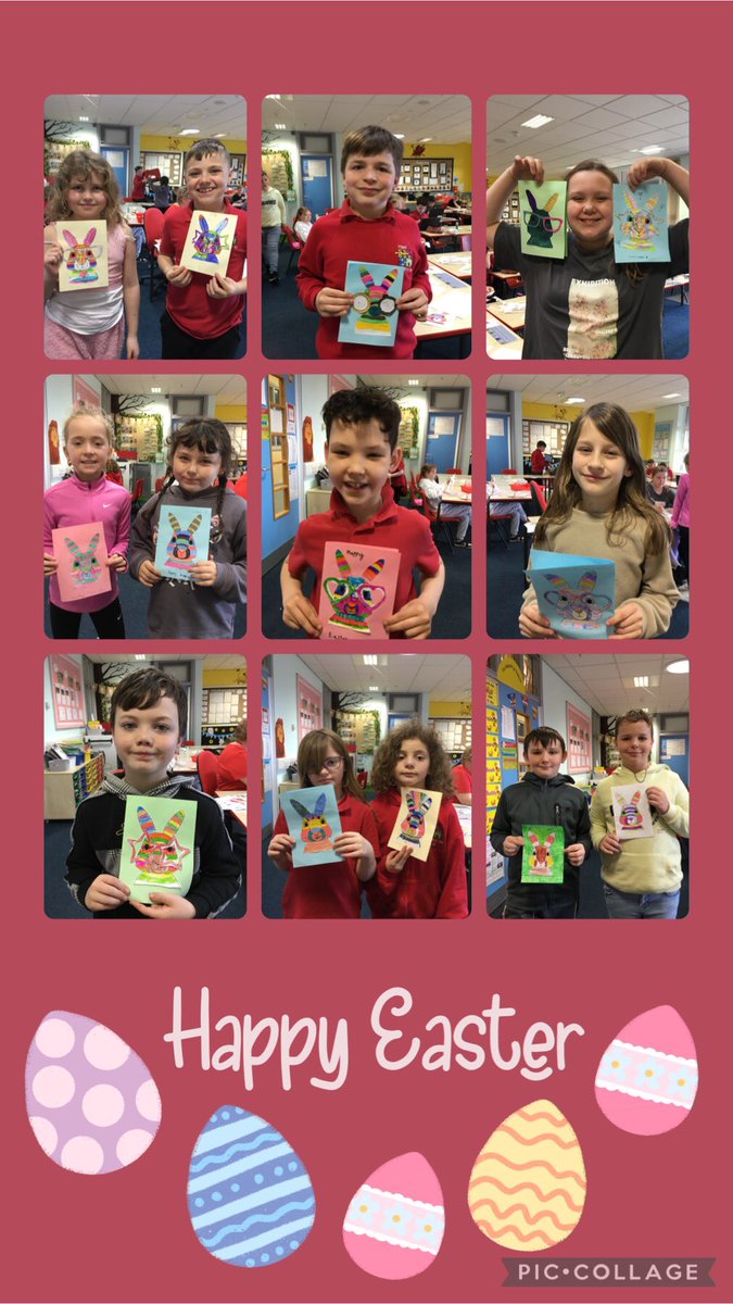Dosbarth Haul wishing everyone a happy and safe Easter 🐣🥚🐰