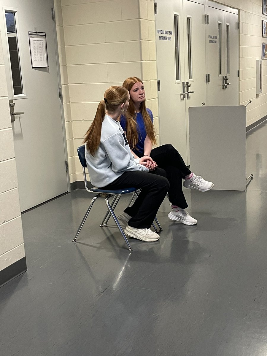 HofmannLynn's tweet photo. Warming up for state speech competition- Storm Speechletes rock! @HPCSTORM @MrsCarlson7 @thofmann27 https://t.co/ozeosp6QqW