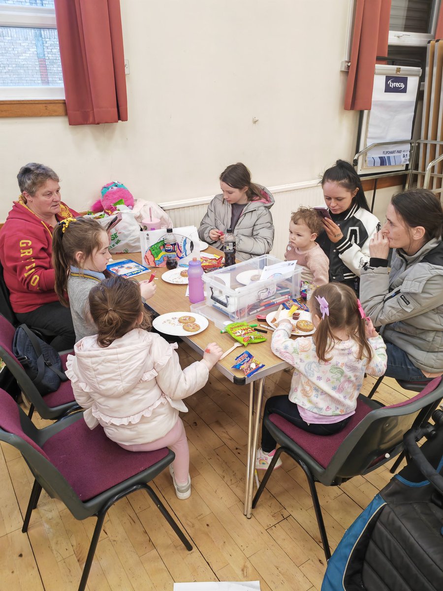 NLFamilyLearn's tweet photo. Families from @Logans_Primary @MuirStreetPS &amp; @BernadettesPS enjoyed some Easter Activities at the Family Fun Club including making Empire Biscuits, symmetrical Easter Bunnies &amp; cards. These activities were funded bypat #SumItUp @NLCAdultLearn. @InglisLesley236 @Fergusliz https://t.co/Ap3uKwhIIP