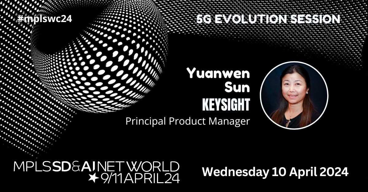 Ensuring Robust Ethernet xHaul Transport Infrastructure for 5G/6G: don’t miss Yuanwen (Daisy) Sun, Principal Product Manager, @Keysight, at MPLS SD & AI Net World 2024. Check out the #mplswc24agenda 👉 urlz.fr/pEFv 📆 Join her at the Palais des Congrès de Paris next