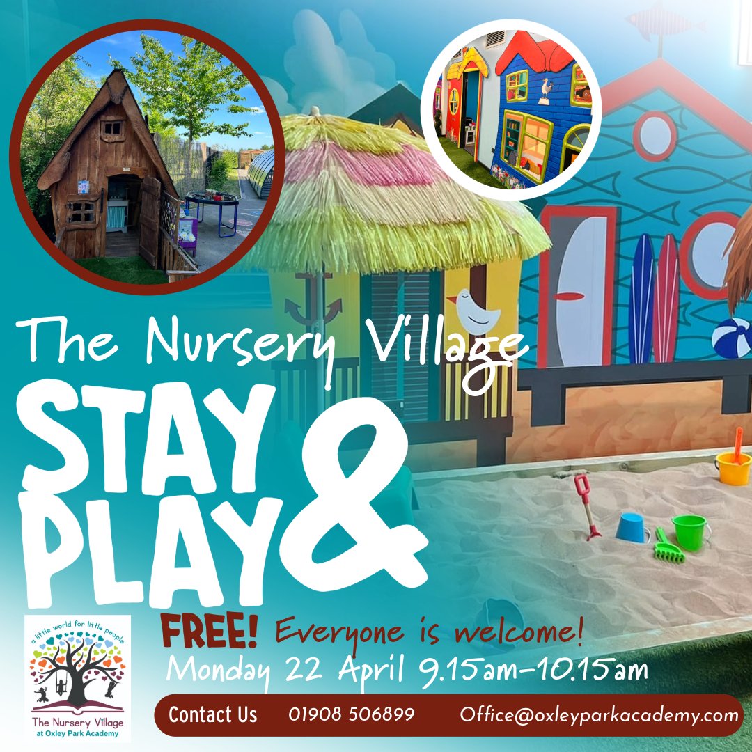 OPAcademy's tweet photo. Pop in and give it a try, all welcome! Please Share! #StayandPlayTheNurseryVillage #StayandPlayOPA #WeAreOxleyParkAcademy #OPAtogether https://t.co/3gr6bEvxnL