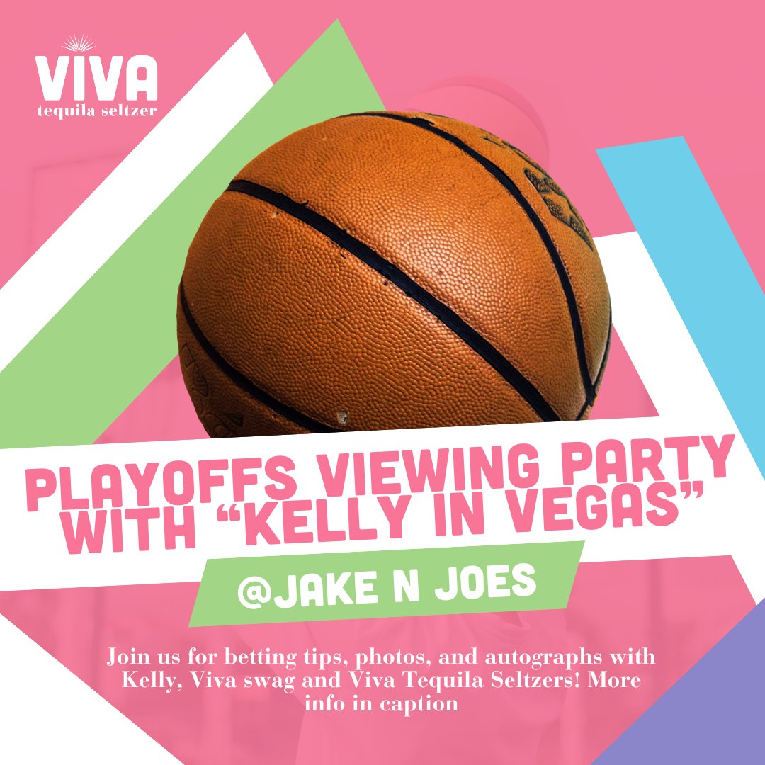 You know what pairs well with the Men's Semi Finals game?! Vivas. You know what pairs well with Vivas? Sports betting tips, @kellyinvegas , + good food. Where: @JakenJOES (Braintree location) When: 4/6 at 5:30 pm #vivavibes #mensplayoffswatchparty #semifinalbasketballgames