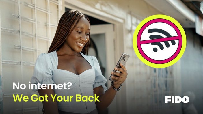 No internet  don’t worry kraa  @fidocredit  still gives loan #WeGotYourBack