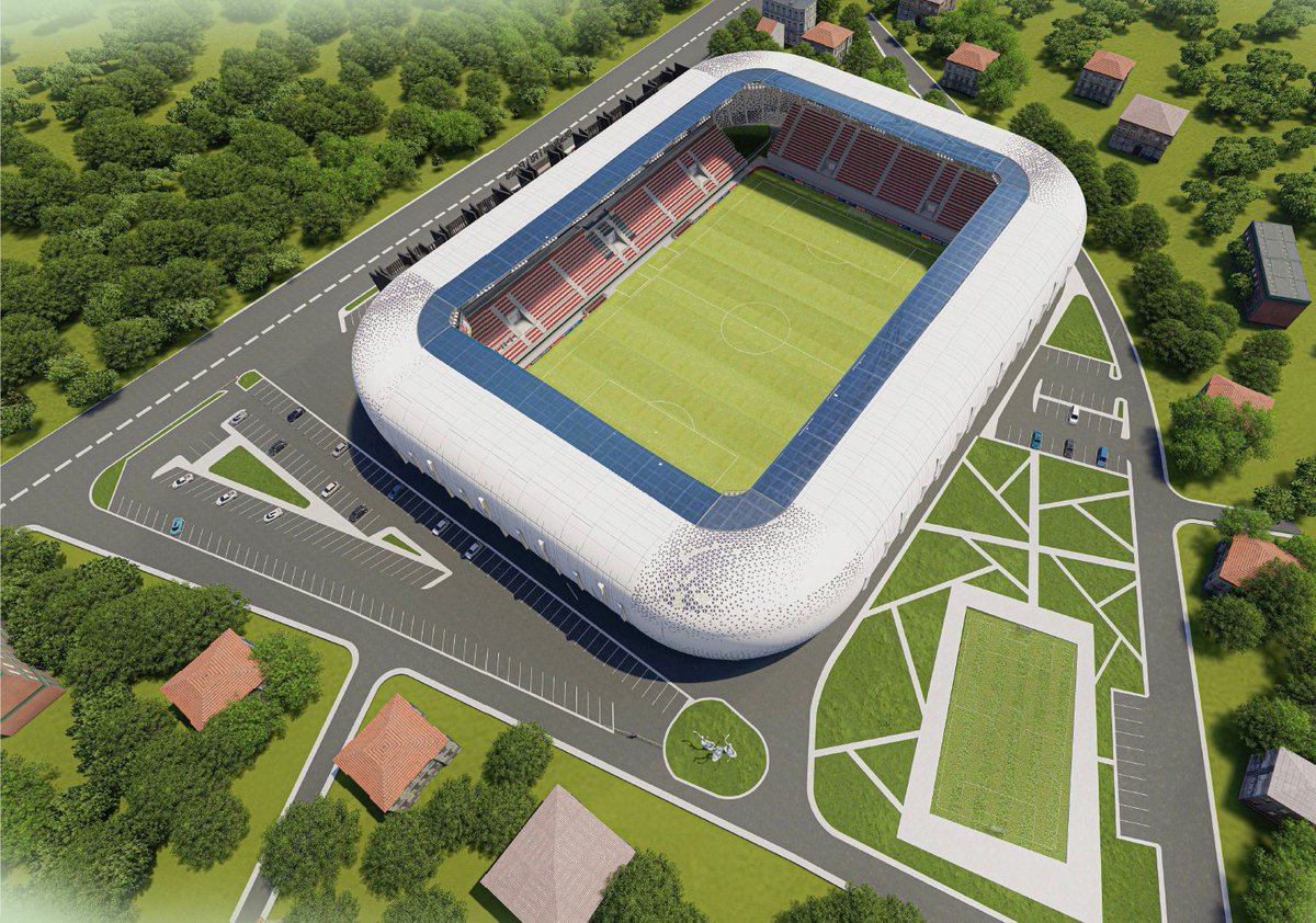 HCeku's tweet image. 🏟️ Stadiumi i qytetit “Shahin Haxhiislami” në Pejë do t’i nënshtrohet renovimit të tërësishëm. 

Kemi ndarë 14.5 milionë euro për këtë qëllim, ndërsa me të përfunduar hartimi i projektit zbatues do të shpallen procedurat për kontraktimin e operatorit për realizimin e punimeve.