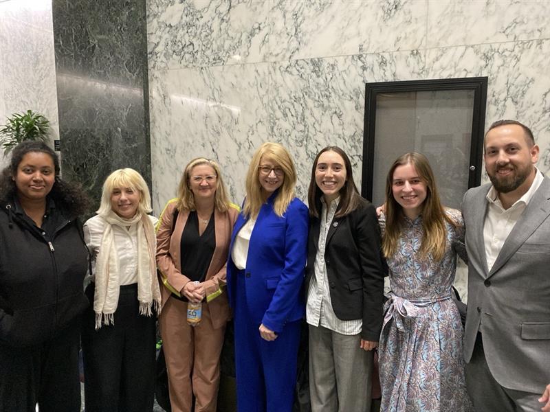 Earlier this week the Win policy team was in Albany with the Housing Access NY Coalition urging state leadership to include $250 million for HAVP in the final budget. Families experiencing homelessness need HAVP now! @GovKathyHochul @AndreaSCousins @CarlHeastie