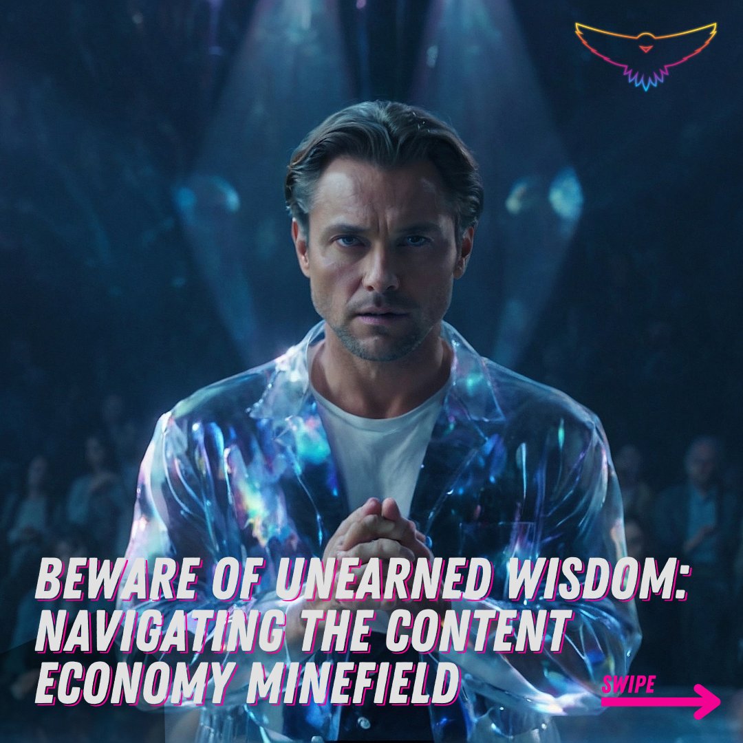 nomadxtv's tweet image. Are you navigating the tricky waters of the content economy? 🧭✨ Dive into our latest blog post to uncover the pitfalls of unearned wisdom and discover strategies for creative professionals. #CreativeIntegrity #ContentEconomy