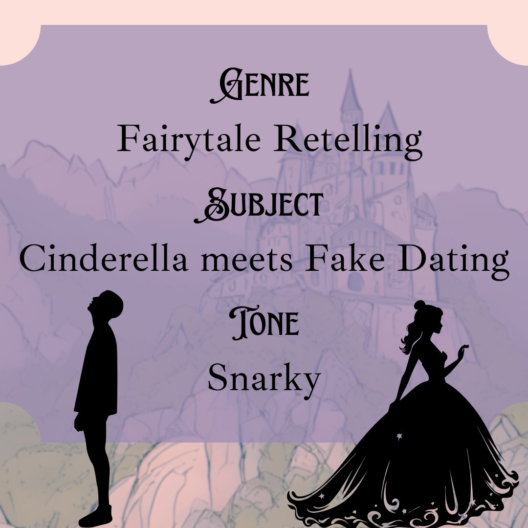 Help me name my novelette! Coming soon to a bookfunnel near you! Okay, but seriously. A snarky, Cinderella meets fake dating? I love this novelette, but can't think of a title! Any suggestions?

#fairytaleretellings #cinderella #fakedating #namethisbook