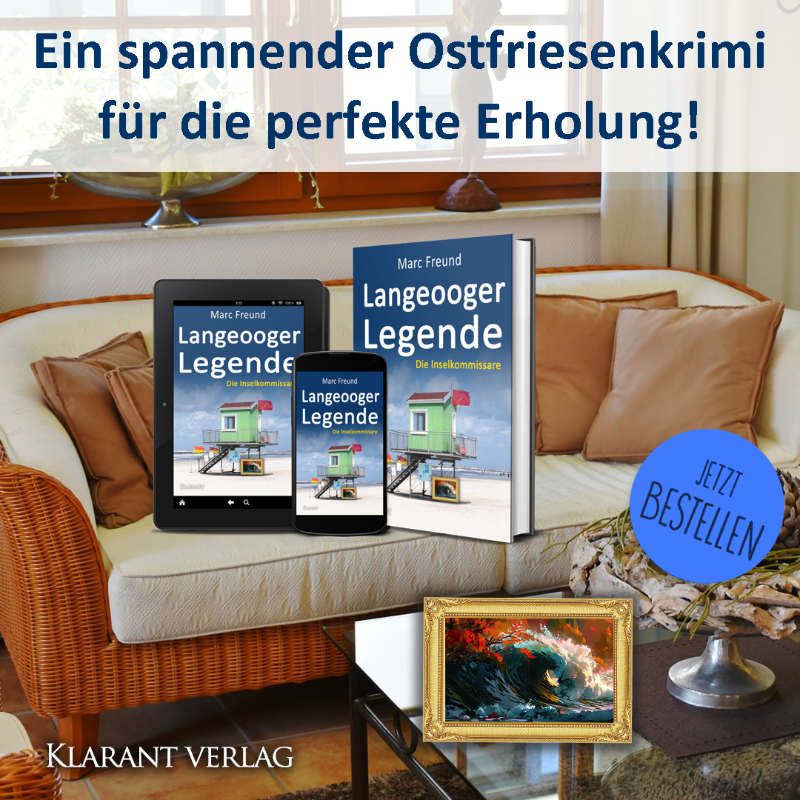 Klarant_Verlag's tweet photo. Ein spannender #Ostfriesenkrimi für die perfekte Erholung ist „Langeooger Legende“ von #MarcFreund. Was geht vor auf #Langeoog? #DieInselkommissare sind wieder gefordert! Erhältlich als #Taschenbuch und #EBook.
https://t.co/C2h7oxzEuw
#lesen #Inselkrimi #Krimireihe #Klarant https://t.co/FR3G9mXlj0