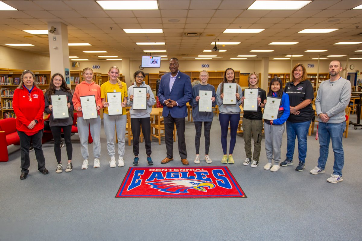 Our @hcpss_chs Eagles worked hard to succeed in Cross Country competition this school year. The boys took the 2A State Championship and the girls took a fourth straight regional title after also taking the county championship. Keep running, Eagles!