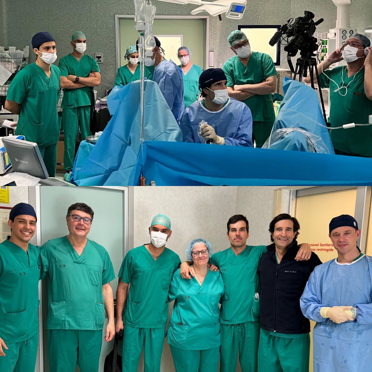 Today @Coloplast_MD course. We have performed at our @HMHOSPITALES 5 #TFL #enucleations. Thanks @ROC_Urologia for the effort to allow us to develop so many clinical/research /docent activities. More than honored patients, collegues and companies for placing their trust in us.