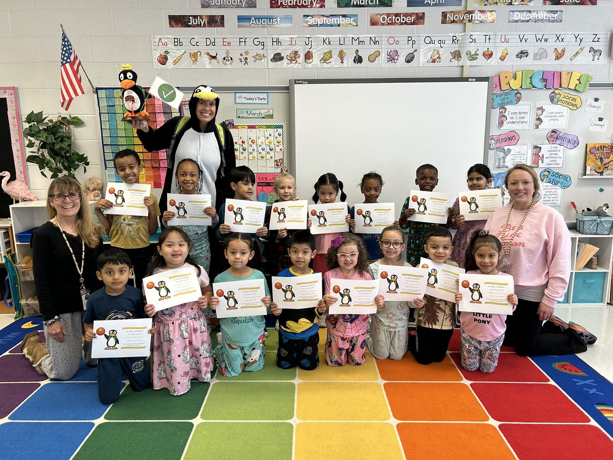 The results are in!! Congrats to Ms. Ruthenberg’s kindergarten class for taking the gold!! <a href="/rosehilles/">Rose Hill Elementary School</a> <a href="/MathematicsFcps/">FCPSMathematics</a> #fcpsmath