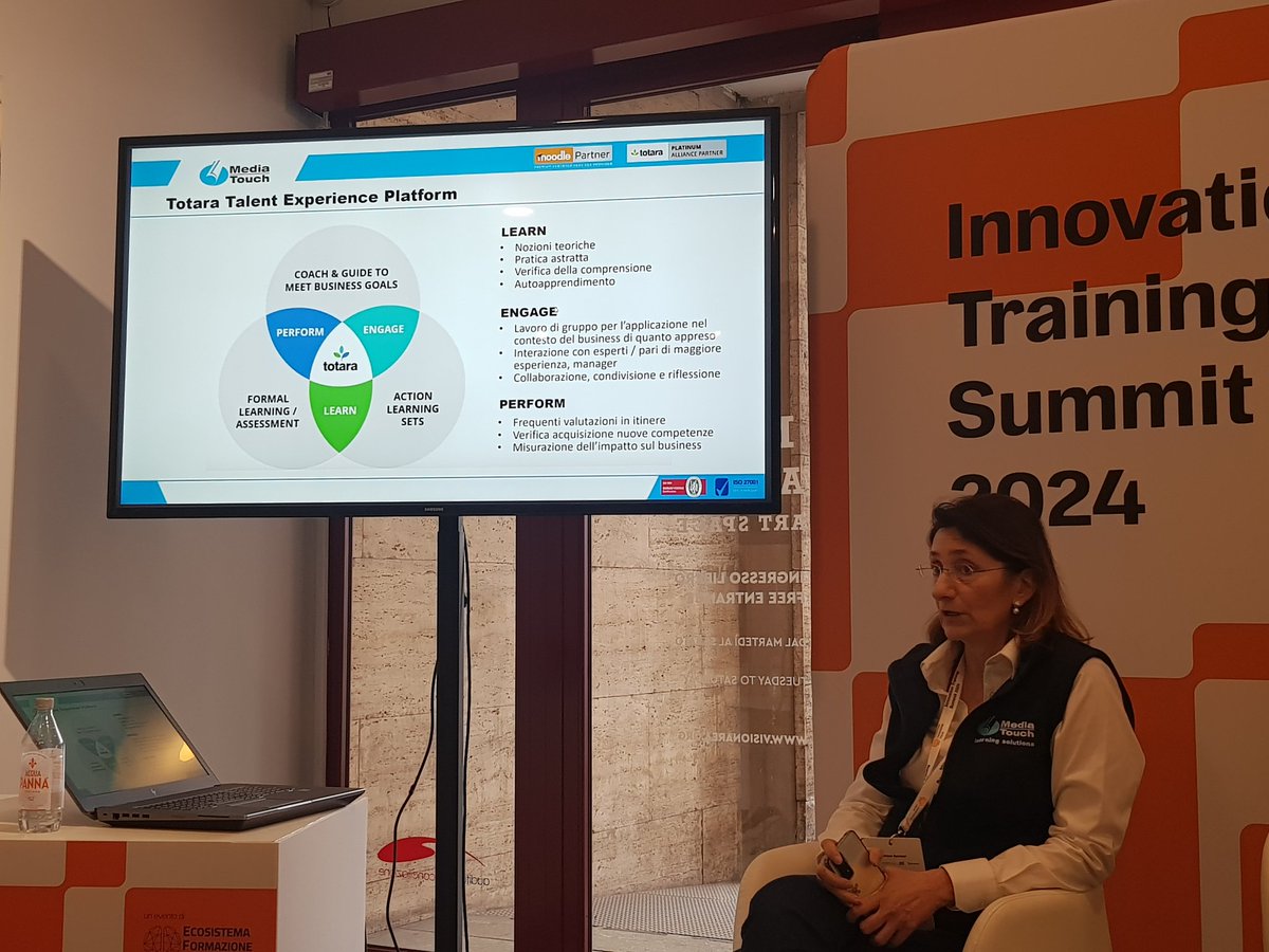 Emanuela Cappelli parla dell'importanza del talent management e di come poterlo sviluppare grazie a <a href="/totaralearning/">Totara</a>  all'Innovation Training Summit