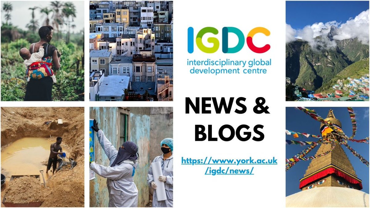 Check out the news and blogs page on our website to keep updated with what is going on at the IGDC! york.ac.uk/igdc/news/